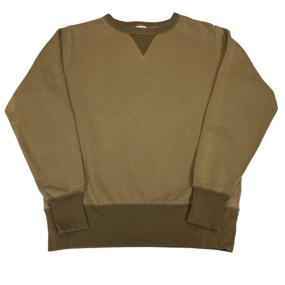 Champion Crewneck Pullover Sweatshirt Men's Large Double V Two Tone Retro Repro - Picture 1 of 12